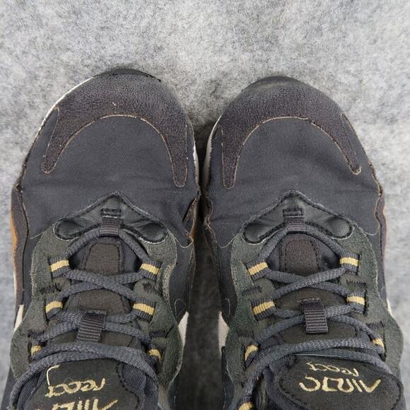 Nike Shoes Kids 4Y Sneakers Air Max 270 React Black Gold Athletic Sport Trainers - Picture 8 of 15